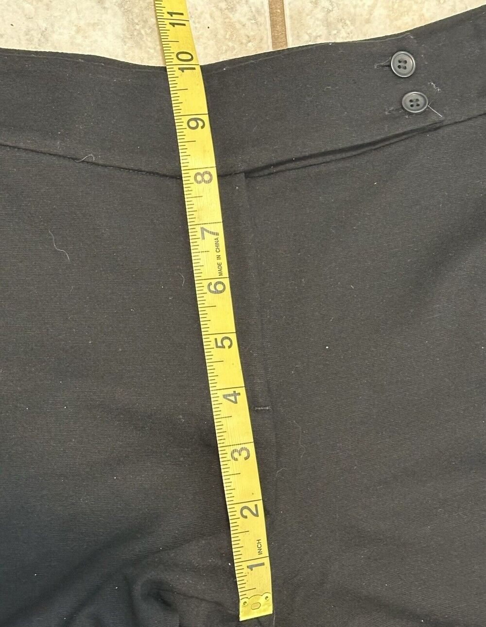 Eileen Fisher Size 10 Washable Stretch Crepe Straight Pants Italian Fabric - Picture 10 of 14